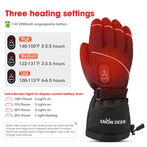 <span class=keywords><strong>Gants</strong></span> de ski imperméables, coupe-vent, isolés, compatibles écran tactile et alimentés par batterie <span class=keywords><strong>SNOW</strong></span> <span class=keywords><strong>DEER</strong></span> - Product Image 2
