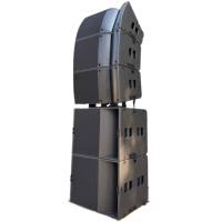 Enceintes Line Array passives A15 Focus et caisson de basses simple de 21 pouces avec amplificateur pour système audio extérieur