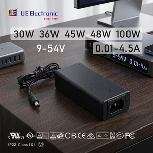 Adaptateur secteur CB UL <span class=keywords><strong>PSE</strong></span> 45W 47W 48W 9V 15V 18V 24V 54V 500MA 1.0A 1.5A 2.0A 3A AC DC pour ordinateur de bureau, usage médical, alimentation <span class=keywords><strong>ITE</strong></span> Smps - Product Image 1