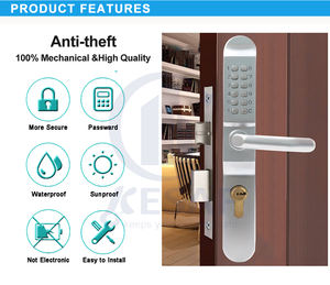 Serrure de porte à <span class=keywords><strong>code</strong></span> mécanique étanche de qualité supérieure avec clavier à boutons poussoirs - Product Image 3
