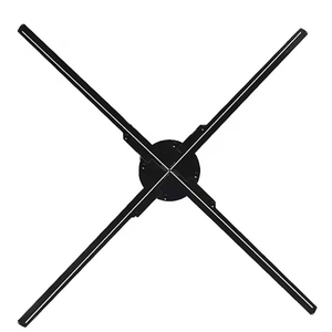 Độ phân giải cao 3D Holographic quảng cáo Fan 52cm 4 Blades 7D ba chiều Công nghệ cho ánh sáng chụp ảnh - Product Image 4
