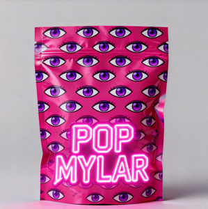 Sachets Mylar personnalisés refermables anti-odeur Cali Packs, format 8ème (3,5g), 35g, 7g, 1oz, 1lb, 4x5, 3,5, avec votre logo - Product Image 3