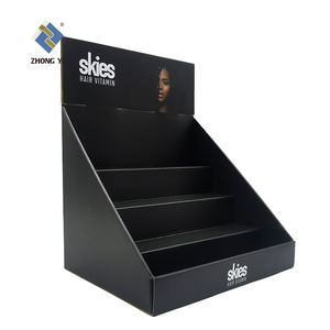 Espositore con Logo personalizzato per negozio al dettaglio cosmetico lucidante per unghie ondulato supporto per ciglia realizzato in carta Kraft per <span class=keywords><strong>Masjid</strong></span> - Product Image 5