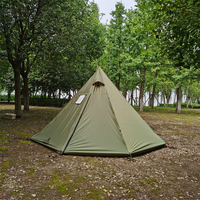 SYLAETO Ultraléger Hiver Camping Tipi Chaude Tente Hauteur Réglable Poêle Soleil Abri Chasse Aventure Randonnée Camping