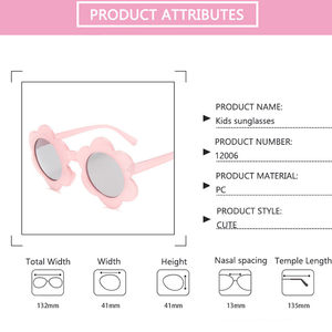 Moda <span class=keywords><strong>bambini</strong></span> promozione occhiali da sole caramelle fiori colorati occhiali da sole graziosi occhiali da sole per <span class=keywords><strong>bambini</strong></span> con montatura di girasole 2023 - Product Image 6