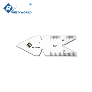 Calibro di Misurazione per Saldatura in Acciaio Inox con Nervatura Centrale a 55 Gradi - Product Image 1