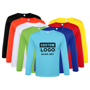 Enfant en bas âge enfants goutte épaule surdimensionné décontracté basique solide col rond Baggy t-shirt pour garçons - Product Image 5