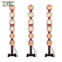 Projecteur de scène PAR en alliage d'aluminium 260W RGBW LED DMX512 de style rétro avec gradation 32 bits pour clubs, églises, mariages, entrepôts et événements