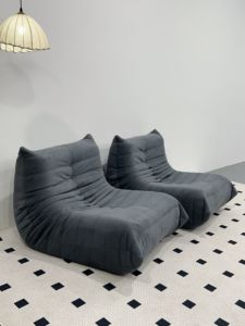 木房高品质单人斜躺切斯特菲尔德沙发环保面料定制高密度公寓别墅 - Product Image 6