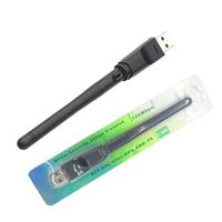 Ralink-llave electrónica inalámbrica RT5370 de 150Mbps, tarjeta de red para decodificador, antena receptora de satélite