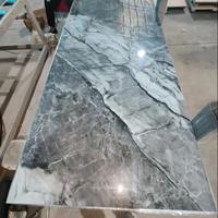 Lámina de PVC con Efecto Mármol, 1220x2440mm, Alto Brillo, Impermeable, Panel de Pared para Diseño de Interiores de Baños