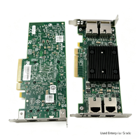 Adaptor Ethernet 10G RJ45 Dual Port Bekas Asli BCM57412 PCIe3.0 X8 Kartu Jaringan Server Teruji Sepenuhnya