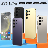 Nouveau Téléphone Portable Original 2025 S26 Ultra Smartphone 16 Go + 1 To 5G LTE Double SIM en Veille Écran HD Déverrouillage Facial Android 14