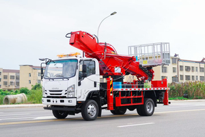 ISUZU 30m Aerial Work Platform Truck Right Hand Drive Reliable Engine 4x4 Bucket Lift Vehicle for Southeast Asia - Product Image 4