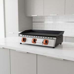 Offre Spéciale <span class=keywords><strong>Plancha</strong></span> de gril à <span class=keywords><strong>gaz</strong></span> extérieur en acier inoxydable à trois brûleurs pour <span class=keywords><strong>la</strong></span> cuisson au barbecue en plein air - Product Image 1