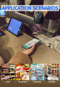 เครื่องสแกนบาร์โค้ดแบบมีสาย 2D USB 45 ซม./วินาที เครื่องอ่านโค้ด QR พร้อมโหมดตรวจจับอัตโนมัติสำหรับร้านค้าปลีก POS ซูเปอร์มาร์เก็ต คลังสินค้า X-760E - Product Image 5