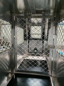 Boîte à outils de stockage extérieure étanche en aluminium pour demi-chien personnalisé avec 2 compartiments serrure à aile de mouette jusqu'à 2000L - Product Image 3