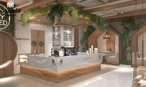 Mostrador de Cafetería Personalizado y Elegante, Diseño Moderno para Centro Comercial o Plaza Comercial - Product Image 4