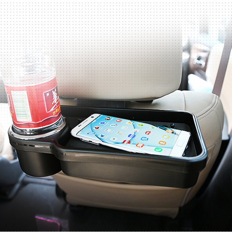 High Quality Universal Car Back Seat Headrest Drink Cup Organizer Phone Holder - Carclean Brand | Wh