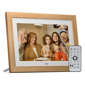 Digital Picture Frame with Remote Control, 10.1 Inch Digital Photo Frame 1280 * 800 IPS Screen, Removable Wooden Frame for Gift - Product Image 1