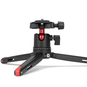 Mini trépied de table en alliage d'aluminium <span class=keywords><strong>avec</strong></span> rotule de 25 mm, verrouillage à bascule, hauteur maximale de 360 mm, capacité de charge de 3 kg, portable, panoramique - Product Image 4