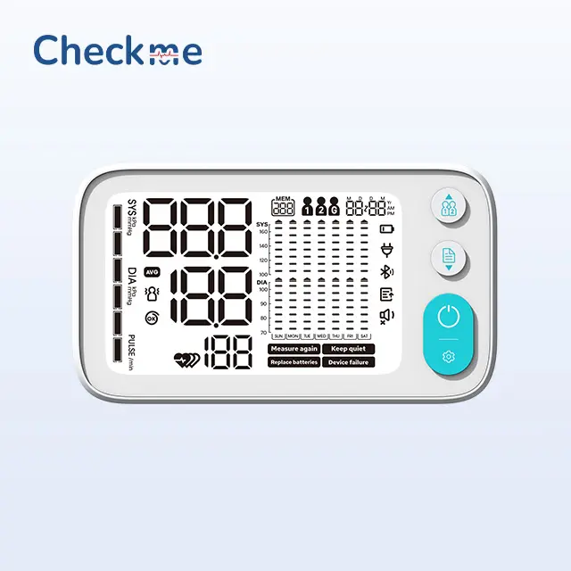 Checkme-Leverancier Voor De Medische Apparatenindustrie Die Zich Richt Op Aneriod-Sphygmomanometer-Gekleurde Digitale Bloeddrukmeter