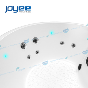 JOYEE Bain à remous rond européen pour <span class=keywords><strong>4</strong></span> <span class=keywords><strong>personnes</strong></span> Tube chaud Baignoires SPA extérieures Jacuzzier Baignoires de massage Spa de jardin Hottub spa <span class=keywords><strong>extérieur</strong></span> - Product Image 6
