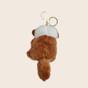 カワウソペンダントぬいぐるみキーホルダーソフト素敵なビーバー人形カスタムぬいぐるみプロモーションギフト用 - Product Image 5