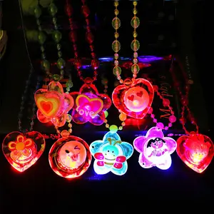 Oplichten Speelgoed Neon Feest Gunsten Voor Kinderen Glow Spinner Led Hanger Ketting Verjaardag Kerstversiering