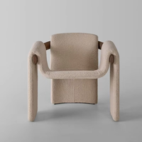 Fauteuil inclinable capitonné en bois massif moderne OEM pour salon et chambre à coucher, chaise d'appoint de loisirs