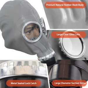 <span class=keywords><strong>Masque</strong></span> à gaz réutilisable et lavable Huli Shield JM1-A3, protection intégrale du visage, efficacité de filtration de 99,97 %, filtre à charbon actif remplaçable à 3 couches - Product Image 2