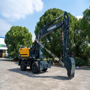 Excavadora Hyundai HW210 Usada de 21 Toneladas, Excavadora Hidráulica de Ruedas Mediana, Gran Oferta, Máquina Nueva - Product Image 3