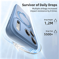 Coque de téléphone magnétique antichoc pour iPhone 17 18 Pro Max avec support rotatif à 360° et accessoires de protection pour téléphone portable – Vente en gros