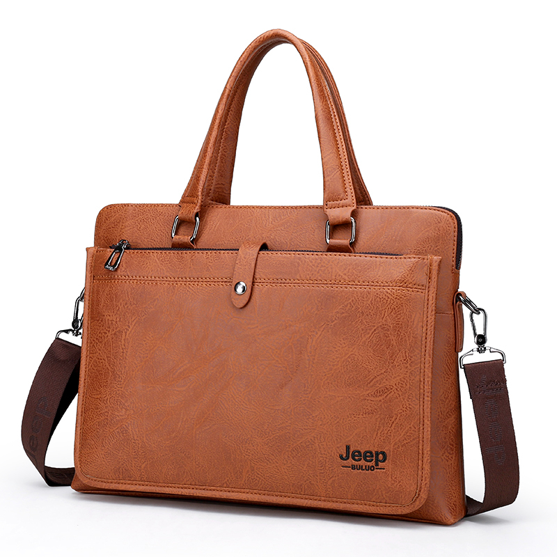 Мужской портфель для ноутбука в стиле ретро, деловая сумка-мессенджер из искусственной кожи, кожаный портфель для мужчин