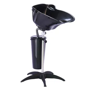 新款创新产品黑色用于洗涤便携式椅子洗发水盆沙龙家具