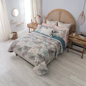 Edredón Novo Ultra Light Quilt Doble con Estampado de Hojas Creta, Relleno de Poliéster, para Todas las Estaciones, Uso Doméstico, Estilo Moderno - Product Image 3