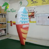 プロモーションのための巨大なインフレータブルアイスクリームコーンカスタムインフレータブル広告