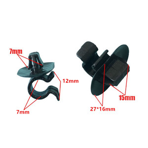 คลิปล็อคแบบเร็ว 7 มม. 12 มม. 15 มม. 27x16 มม. สำหรับ Peugeot 3008 408 308 Citroen C4L Sedan ตัวล็อคแกนยึดฝากระโปรง - Product Image 1