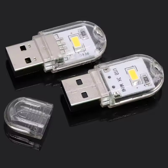 USB Plug Lamp LED Light for Power Bank/computer Mini Led Book Lamp Protection Night Light Laptop Small Reading Light