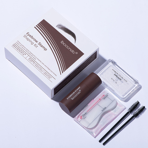 Hot Sale Makeup Waterproof Lasting Eye <strong>Brow</strong> Styling Soap Eyebrow <strong>Stamp</strong> Shaping <strong>Kit</strong> With Brush - Product Image 3