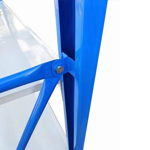 Étagère de stockage d'entrepôt de qualité supérieure, légère à moyenne capacité, avec revêtement en poudre, en vente - Product Image 3