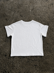 T-shirt personnalisé en coton slub imprimé graphique, coupe ample à épaules tombantes, style streetwear, délavé, à manches courtes pour homme - Product Image 2