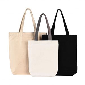 Bolsa de Lona Grande Reciclada con Logotipo Impreso, Diseño Personalizado con Bolsillo con Cremallera, Bolsa de Lona Personalizada de Colores - Product Image 1