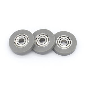 Fournisseur direct d'usine, poulies plates revêtues de caoutchouc 698ZZ, roulements à billes à gorge profonde, rouleaux en plastique POM / roues de guidage - Product Image 2