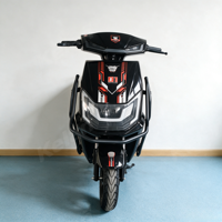 Moto électrique sportive en promotion avec porte-bagages arrière, 60V, longue autonomie, pour livraison de repas, cyclomoteur, scooter électrique