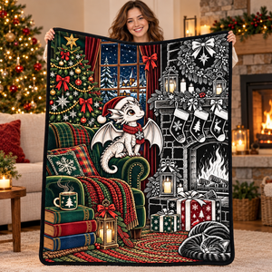 Couverture à colorier personnalisée OEM Dragon DIY avec marqueurs, lavable, réutilisable, en flanelle douce, motif dessin animé, pour enfants - Product Image 6