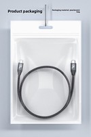 Cable de Datos USB 3.2 Multifunción con Chip Integrado PD240W, Conectores Duales Tipo-C, Carga Rápida, Transferencia de Datos de 20Gbps, Trenzado