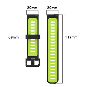 Correa de <span class=keywords><strong>Reloj</strong></span> Inteligente Deportiva de Silicona de 22 mm con Diseño BEEFLYPOWER para <span class=keywords><strong>Amazfit</strong></span> <span class=keywords><strong>GTS3</strong></span> GTR3, Correa de Repuesto de 20 mm para Samsung Galaxy Watch 4 - Product Image 6