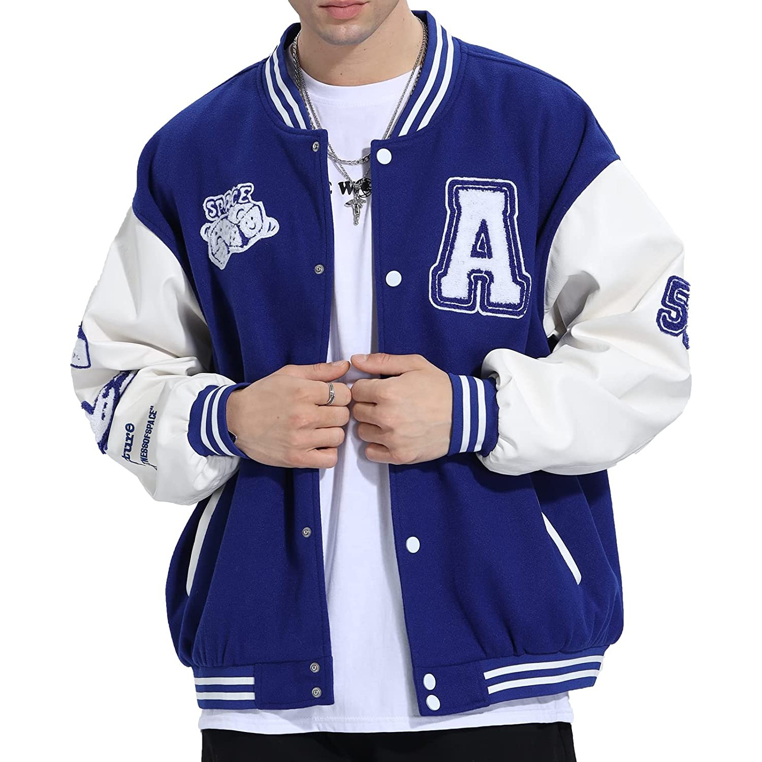Power Punch Unisex College Letterman Bomber Jackets for Winter New Custom Baseball