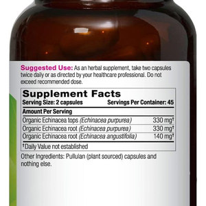 Органическая добавка для иммунной поддержки <span class=keywords><strong>Echinacea</strong></span> Goldenseal, корневая капсула, не содержит глютена для взрослых - Product Image 3